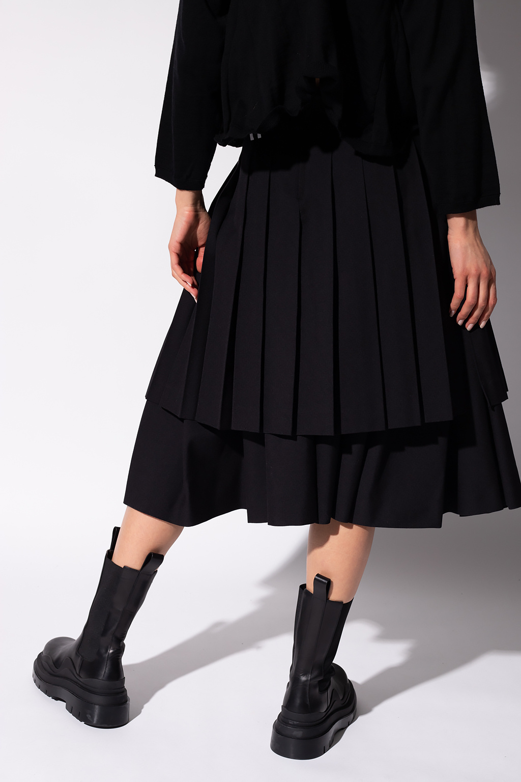 Comme des Garçons Noir Kei Ninomiya Double-layered skirt | Women's